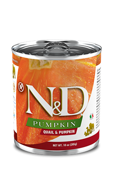 Н&Д влажный корм для собак с тыквой, перепел /N&D DOG QUAIL & PUMPKIN, 285 гр - фото 10126