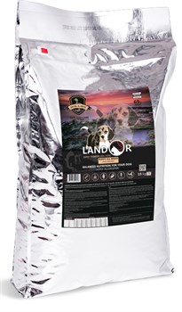 LANDOR PUPPY Утка с рисом сухой корм для щенков всех пород от 1 до 18 месяцев 15 кг - фото 11485