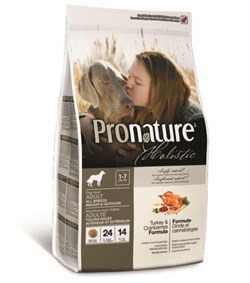 Корм для собак Pronature Holistic индейка с клюквой 2,72 кг - фото 11573