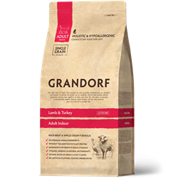GRANDORF CAT Lamb&Turkey INDOOR (Ягненок с индейкой для кошек) 2 кг. - фото 11812