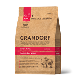 GRANDORF DOG Lamb&Turkey MAXI (ягнёнок с индейкой для собак крупных пород) 3 кг. - фото 11824