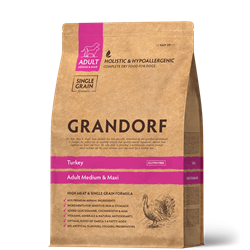 GRANDORF DOG Turkey MED&MAXI (индейка для собак средних и крупных пород) 10 кг. - фото 11828