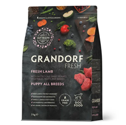 GRANDORF Fresh Dog PUPPY Lamb&Sweet Potato (Свежее мясо ягненка с бататом для щенков) 3 кг - фото 11858