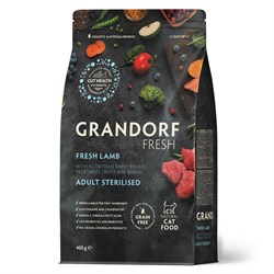 GRANDORF Fresh Cat ADULT Lamb&Sweet Potato (Свежее мясо ягненка с бататом для кошек) 400 г - фото 11884