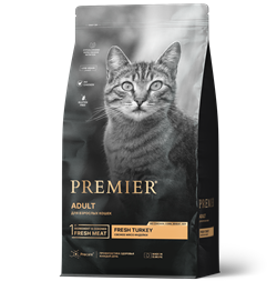 Premier Cat Turkey ADULT (Свежая индейка для кошек) 400 гр - фото 11893