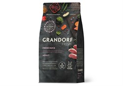 GRANDORF Fresh Cat ADULT Duck&Sweet Potato (Свежее мясо утки с бататом для кошек) 400 г - фото 11905