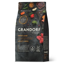 GRANDORF Fresh Cat LARGE Lamb&Sweet Potato (Свежее мясо ягненка с бататом для крупных кошек) 8 кг - фото 11928