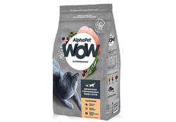 AlphaPet Wow Superpremium Сухой корм АльфаПет для Стерилизованных кошек Цыпленок 7 кг - фото 12020