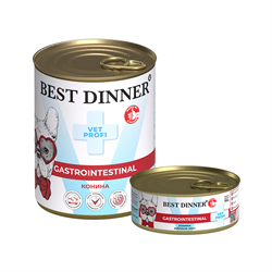 Консервы для собак Best Dinner Gastro Intestinal "Конина" Exclusive VET PROFI 100 гр - фото 12098