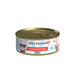 Консервы для кошек Best Dinner Gastro Intestinal "Индейка" Exclusive VET PROFI - 0,1 кг - фото 12101