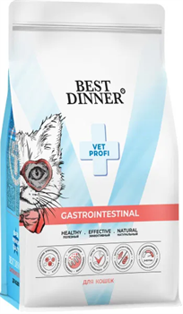 Best Dinner Vet Profi Gastrointestinal сухой корм для кошек при проблемах пищеварения - 400 г - фото 12156