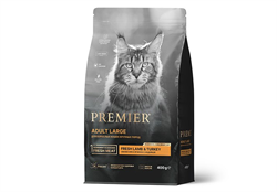 Premier Cat Lamb&Turkey ADULT (Свежее мясо ягненка с индейкой для кошек) 400 г - фото 12175