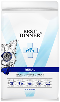 КОРМ BEST DINNER ДИЕТ.Д/КОШ.БОЛЕЗ/ПОЧ  1.5кг - фото 12193
