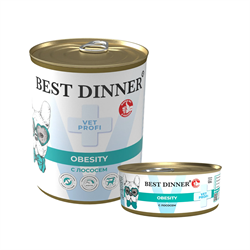 КОРМ BEST DINNER Ж/Б VET PROFI OBESITY Д/ВЗР.СОБ.(ЛОСОСЬ)100г - фото 12202