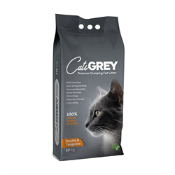 Cat's GREY Vanilla&Tangerine комкующийся наполнитель с ароматом ванили и танжерина для кошачьего туалета (10кг - фото 12251
