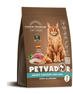 Petvador Полнорационный корм для взрослых кошек всех пород 400г - фото 12349