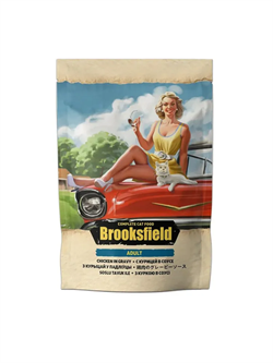 BROOKSFIELD Adult Cat Chicken влажные (пауч) для кошек Курица в соусе 85г - фото 12447