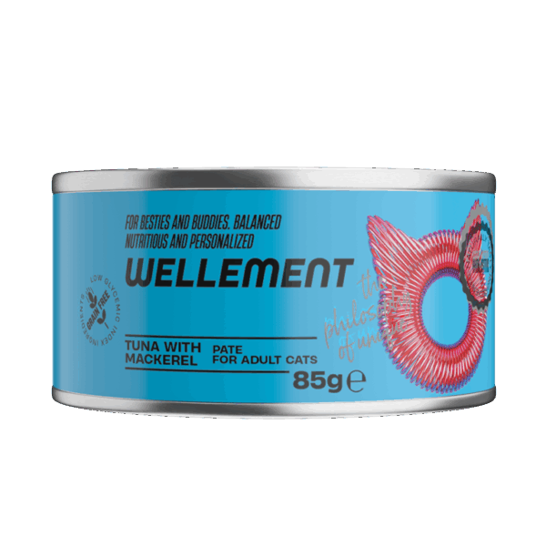 Wellement Тунец с макрелью паштет для взрослых кошек, 85 г ZB001439 - фото 12594