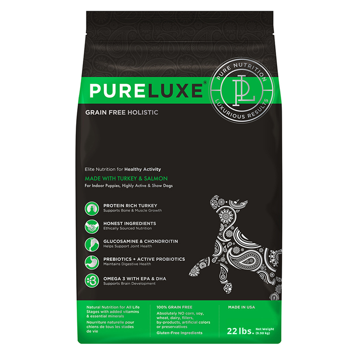 PureLuxe для активных собак с индейкой и лососем, 9.98 кг MZB939532 - фото 12638