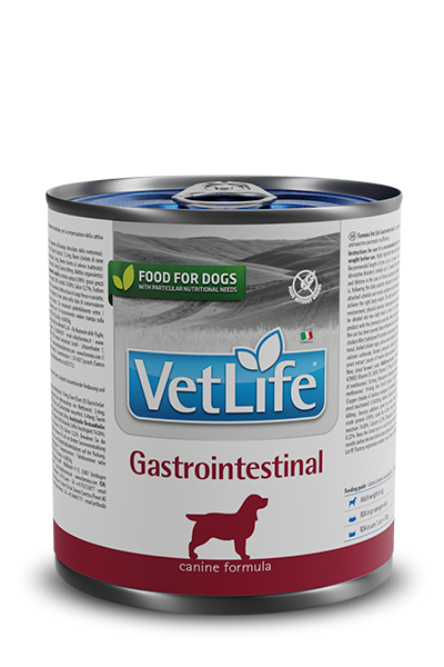 Вет Лайф диетический паштет для собак при нарушении пищеварения VET LIFE NATURAL DIET DOG GASTROINTESTINAL, 300 гр MZB102796 - фото 13452