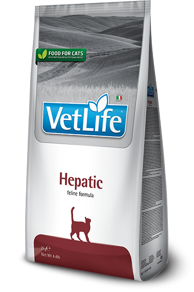 Вет Лайф Гепатик диетический корм для кошек для поддержания функции печени Vet Life Cat Hepatic, 400 гр MZB030405 - фото 13466