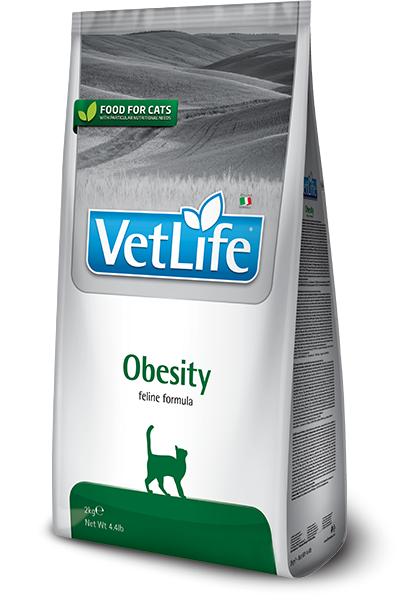 Вет Лайф диетический корм для кошек при ожирении Vet Life Cat Obesity, 400 гр MZB025180 - фото 13496
