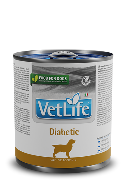 Вет Лайф паштет для собак при сахарном диабете VET LIFE NATURAL DIET DOG DIABETIC, 300гр MZB106374 - фото 13503
