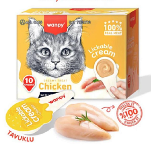 Wanpy Cat Крем-лакомство из курицы в ложечке для кошек, 160 гр MZB871910 - фото 14266