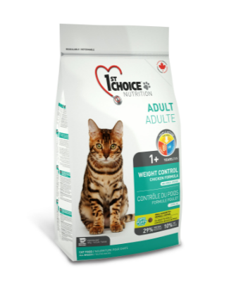 1st CHOICE корм для кастрированных и стерилизованных кошек Контроль Веса, 2.72 кг MZB265034 - фото 14314