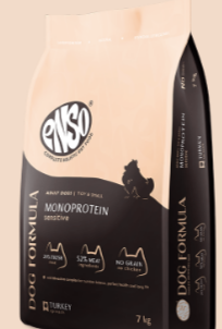ENSO DF Monoprotein сухой корм для взрослых собак мелких и миниатюрных пород с индейкой и шпинатом, 7 кг MZB251291 - фото 16304