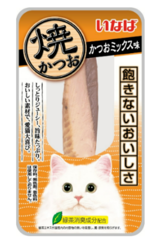 INABA Yaki Tuna Лакомство для кошек филе тунца со вкусом кацуобуси, 12 гр MZB939723 - фото 16351