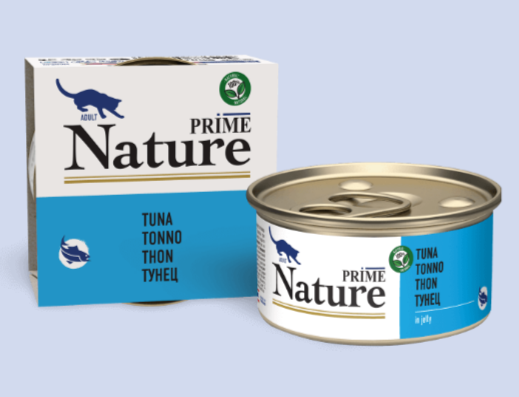 PRIME NATURE ж/б в желе Тунец для кошек, 85 гр MZB460186 - фото 16627