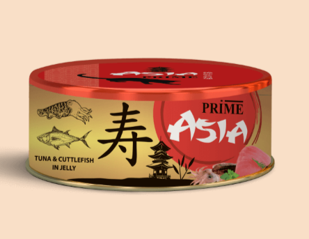 PRIME ASIA ж/б Тунец с каракатицей в желе для кошек, 85 гр MZB517710 - фото 16628