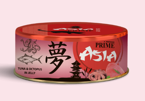 PRIME ASIA ж/б Тунец с осьминогом в желе для кошек, 85 гр MZB517796 - фото 16630