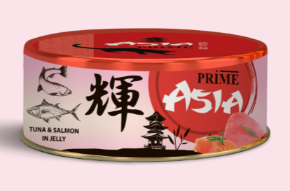 PRIME ASIA ж/б Тунец с лососем в желе для кошек, 85 гр MZB517857 - фото 16631