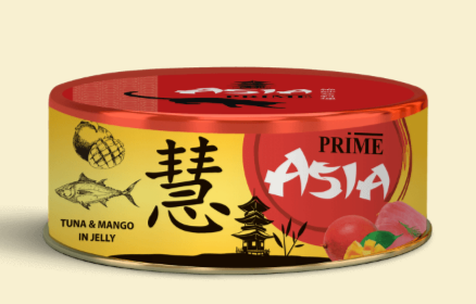 PRIME ASIA ж/б Тунец с манго в желе для кошек, 85 гр MZB517772 - фото 16638