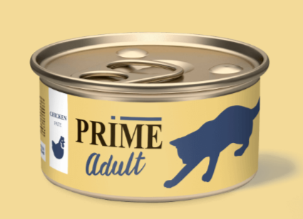 PRIME ADULT ж/б курица паштет для кошек, 75 гр MZB680159 - фото 16646
