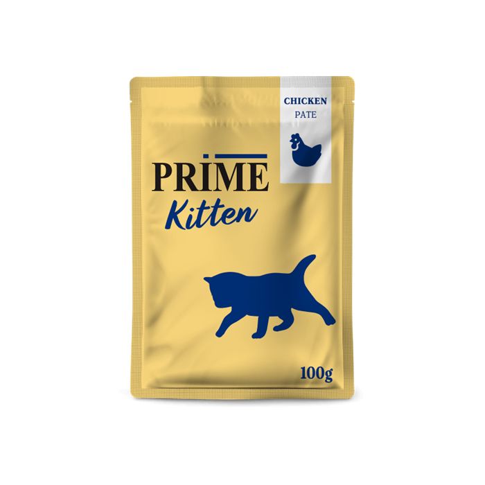 PRIME ADULT пауч паштет из курицы для котят, 100 гр MZB260412 - фото 16651