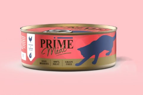 PRIME MEAT ж/б Курица с креветкой филе в желе для кошек, 100 гр MZB510599 - фото 16654
