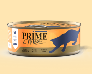PRIME MEAT ж/б Курица с лососем филе в желе для кошек, 100 гр MZB510605 - фото 16655