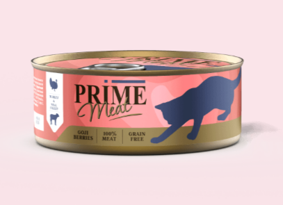 PRIME MEAT ж/б Индейка с телятиной филе в желе для кошек, 100 гр MZB510612 - фото 16656