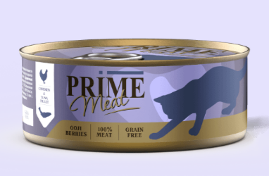PRIME MEAT ж/б Курица с тунцом филе в желе для кошек, 100 гр MZB510629 - фото 16657