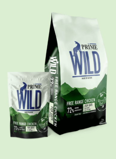 PRIME WILD GF FREE RANGE с курицей для котят и кошек, 500 гр MZB519738 - фото 16696