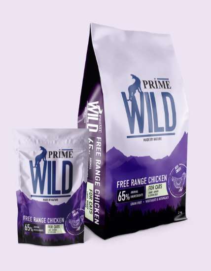 PRIME WILD GF FREE RANGE с курицей для стерилизованных котят и кошек контроль веса, 2 кг MZB519790 - фото 16710