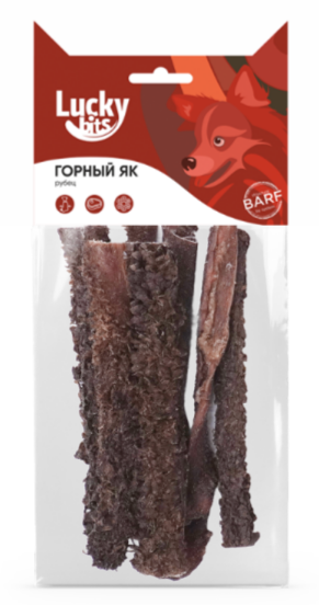 Лакомство для собак Lucky bits горный як рубец, 40 гр MZB015035 - фото 17681