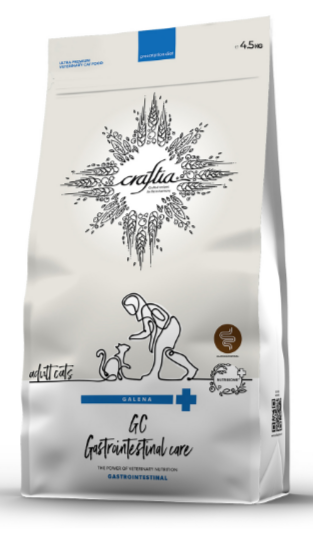 Ветеринарная диета CRAFTIA GALENA CAT GASTROINTESTINAL CARE Гастроинтестинал для кошек при заболеваниях ЖКТ, 4.5 кг MZB427719 - фото 17860