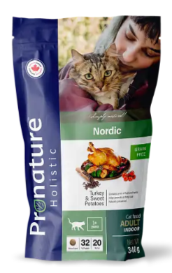 Pronature Holistic Nordic корм для кошек беззерновой индейка, 340 гр MZB268555 - фото 18194