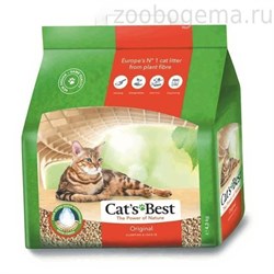 Cat's Best Original Наполнитель Древесный комкующийся 10 л - фото 4892