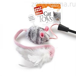 GIGWI ИГРУШКА ДЛЯ КОШЕК ДРАЗНИЛКА НА СТЕКЕ - фото 5022