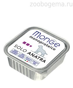 Monge Dog Monoprotein Solo консервы для собак паштет из утки 150г MZB014182 - фото 5259